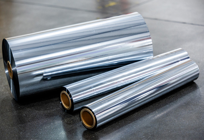 Aluminium-coated film